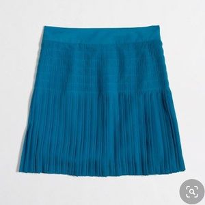 J. Crew Factory pleated chiffon skirt